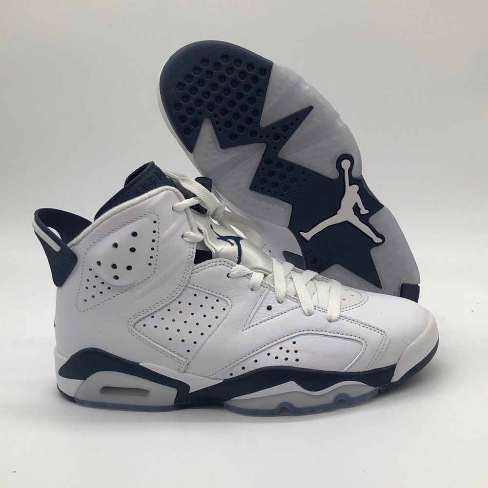 Mens Air Jordan 6 Retro ‘Midnight Navy’ CT8529-141 USED Size 7.5 - Picture 1 of 16